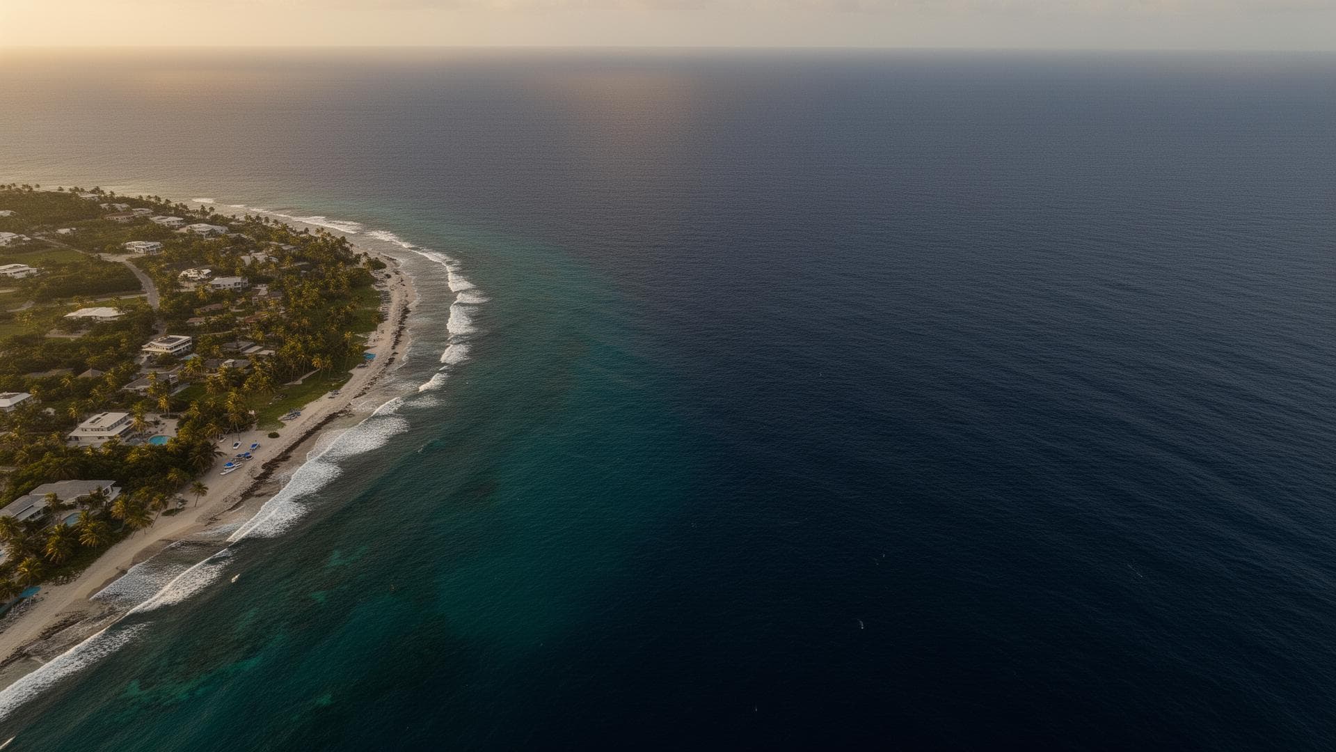 Caribbean coastline